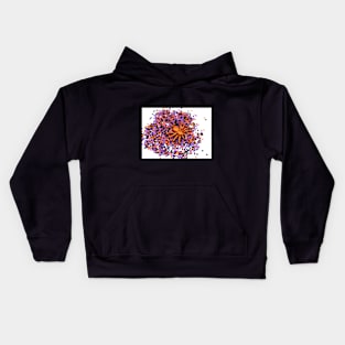 A Orange Iridescent Spider!! Kids Hoodie